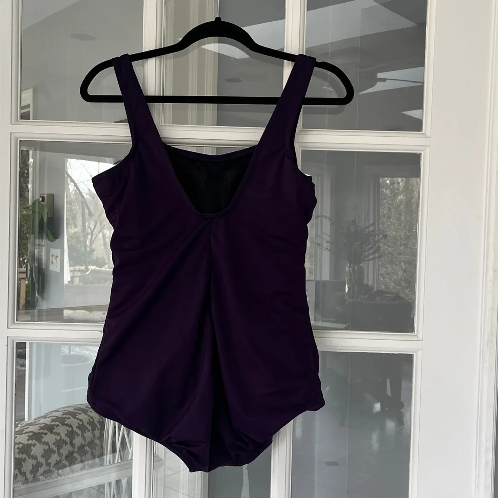 Lands End One Piece Swimsuit Sz 14 - Picture 2 of 3